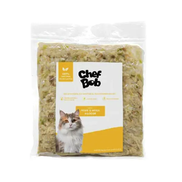 Alimentação Natural Chef Bob para Gatos Peixe a Moda Margot 100 g